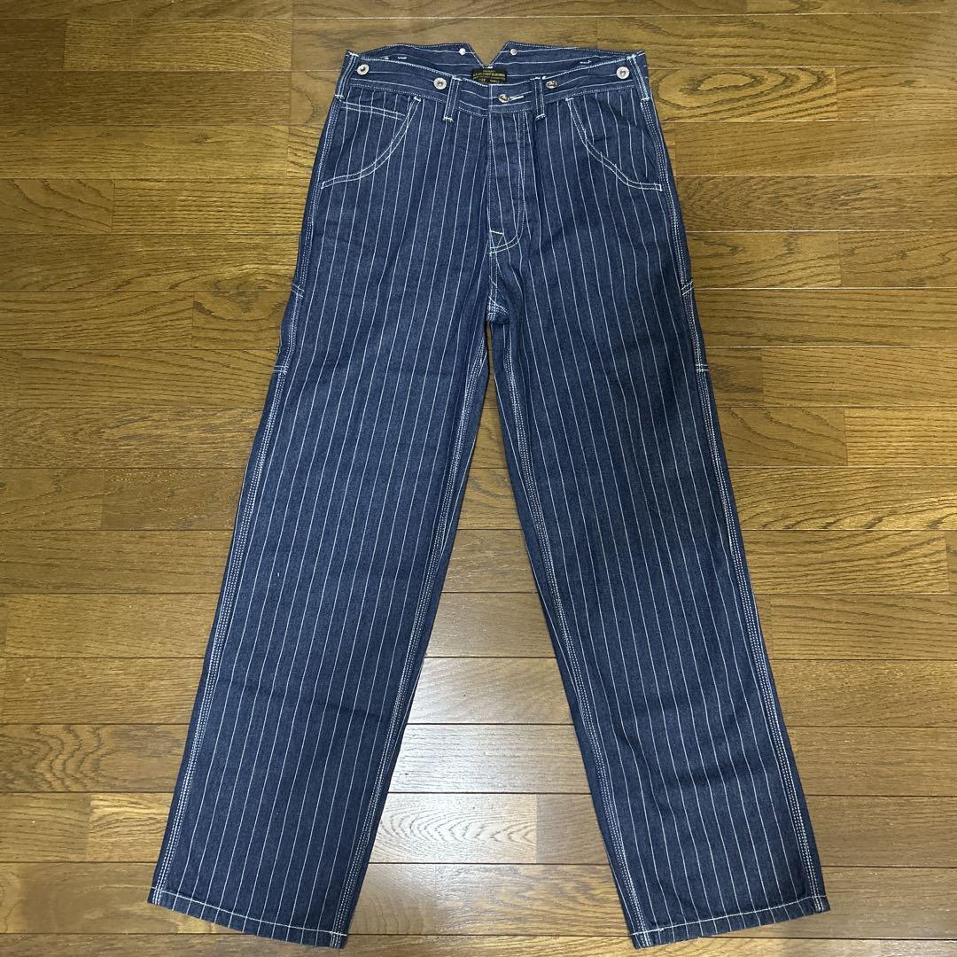 ストライプ デニム パンツ ウォバッシュ ヒッコリー - メルカリ