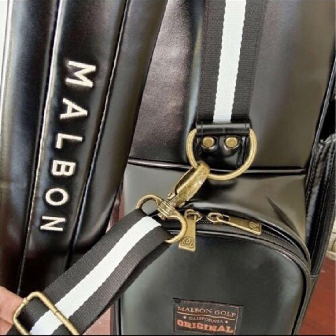 マルボンゴルフ Malbon キャディバッグ ブラック マルボン 新品