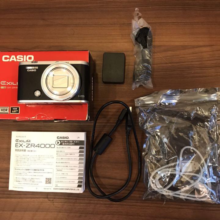 CASIO デジタルカメラ EXILIM EXZR4000BK 超広角19mm