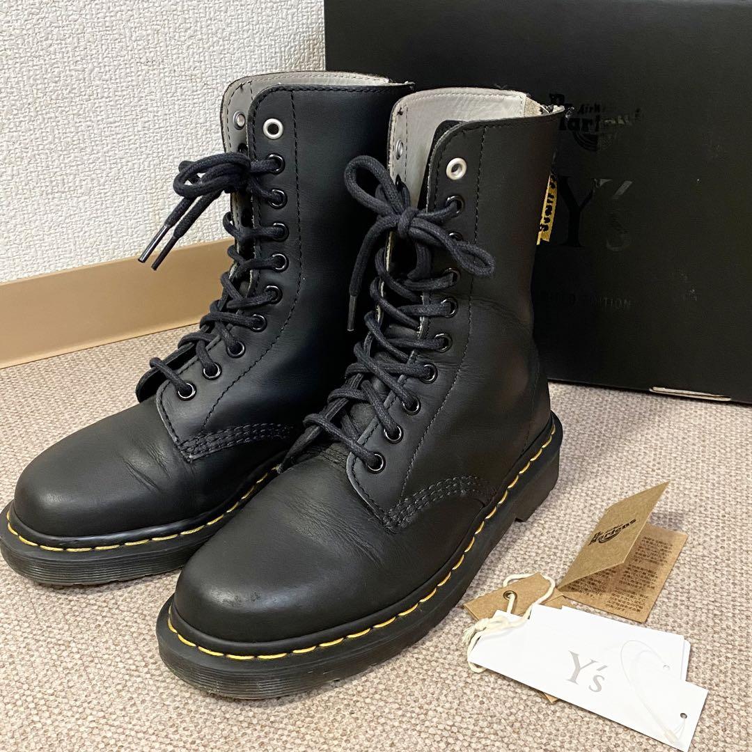 ドクターマーチン×Y\'S 10ホールブーツ 37 コラボ