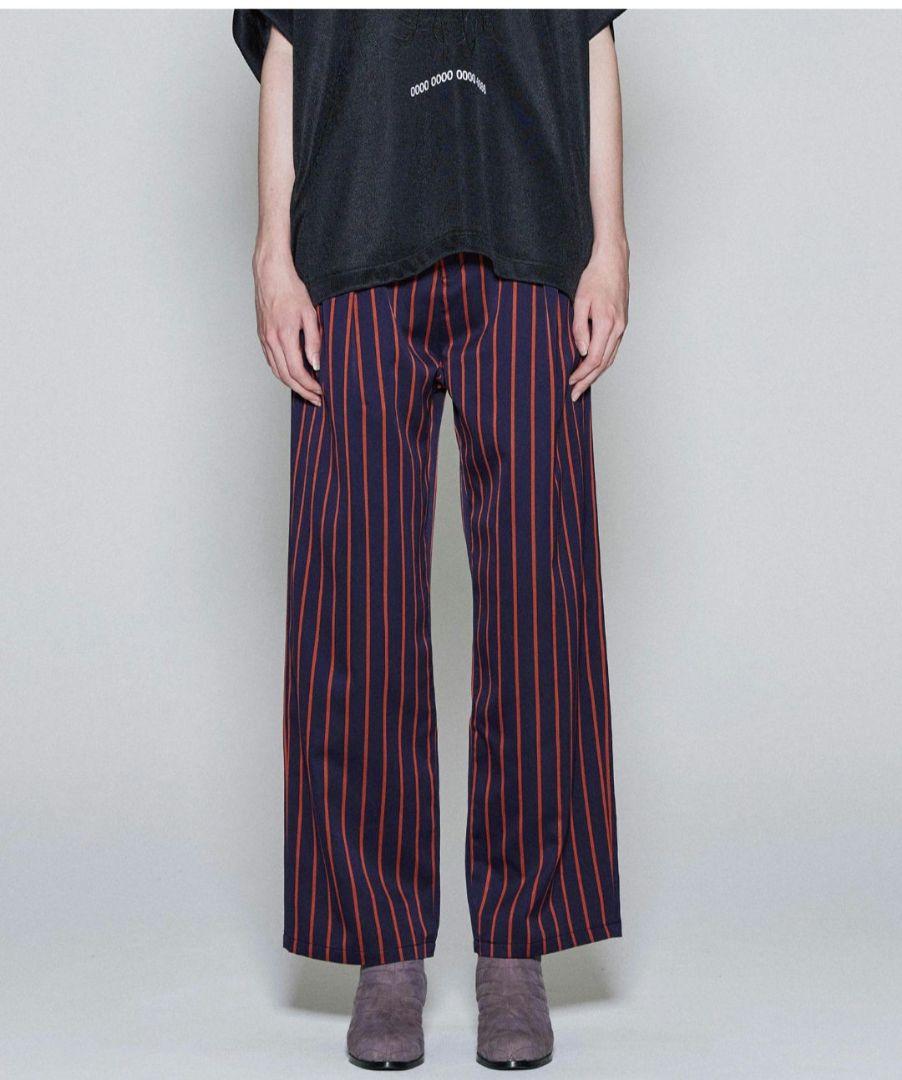 SHAREEF シャリーフ　WIDE PANTS ストライプ ワイドパンツ