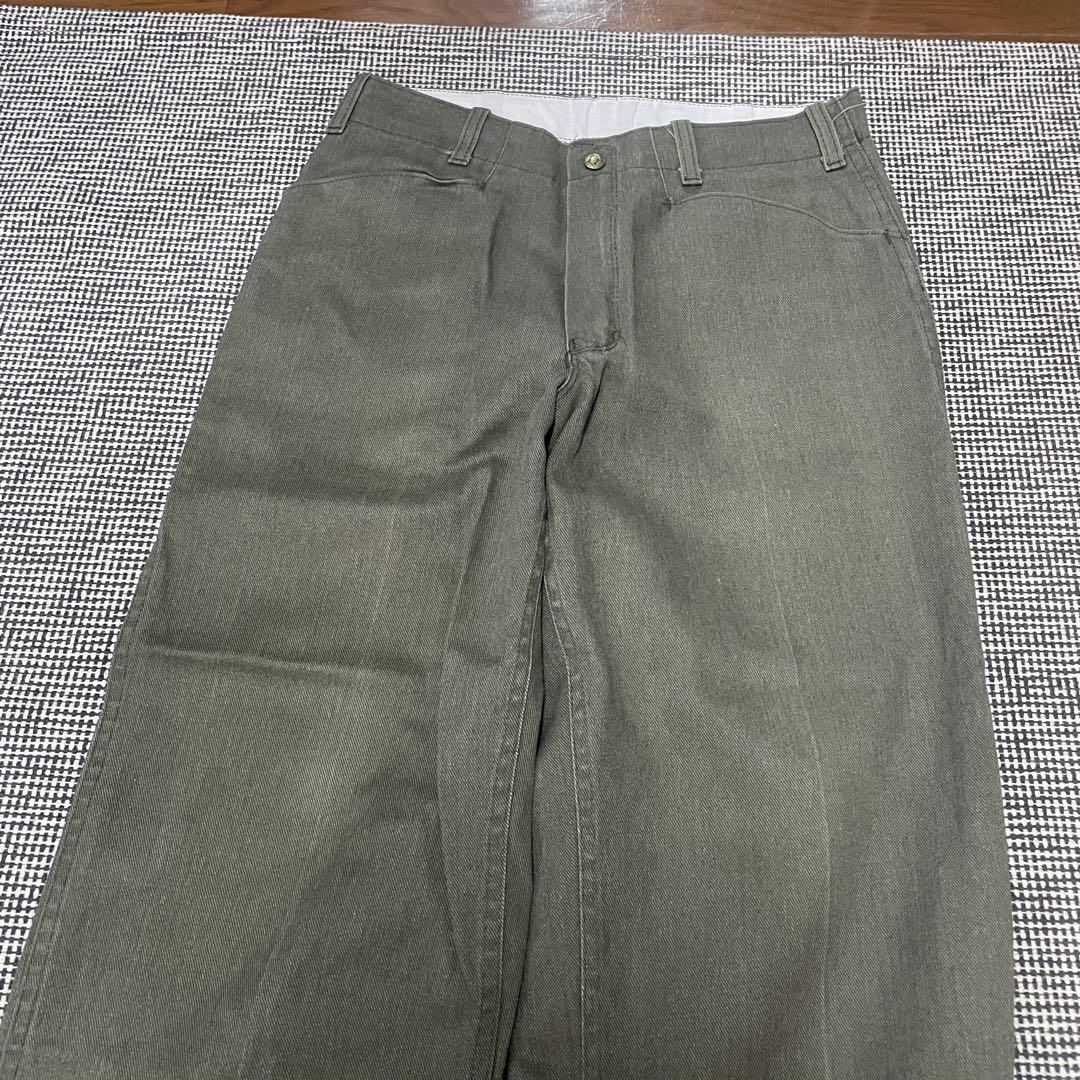 70〜80s ベンデイビス　フリスコパンツ　黄ベン