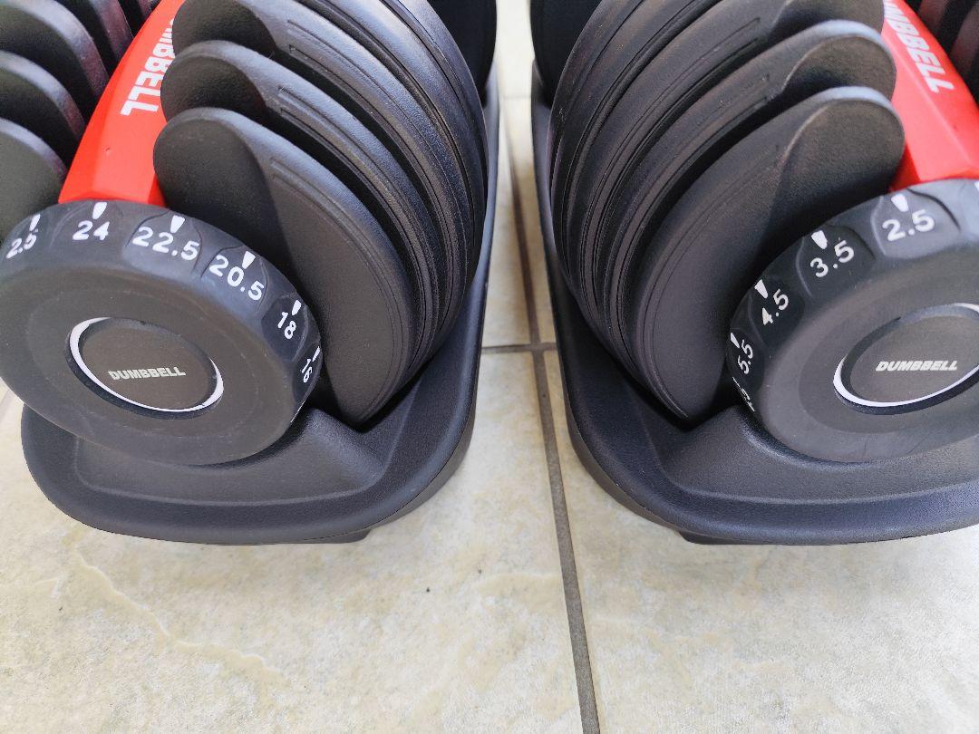 小間琉牙様 引き取り 可変式 ダンベル dumbbell 24kg 2個セット 小間琉牙様 引き取り 可変式 ダンベル dumbbell 24kg 2個セット