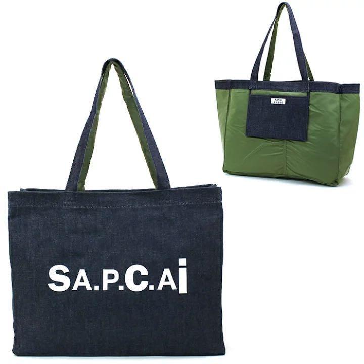 新品未使用 トートバッグ HAWLf-m45519976981 A.P.C.×sacai 即納超激安