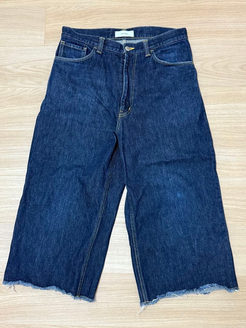 FACETASM ファセッタズム カットオフバギーデニム