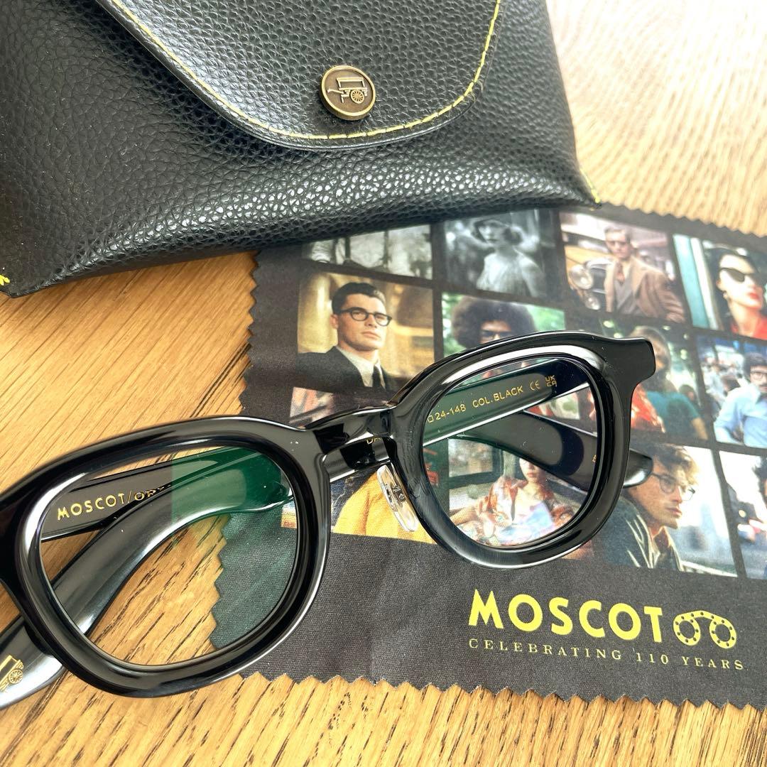 MOSCOT DANVER ALEXANDRA COL BLACK メガネ