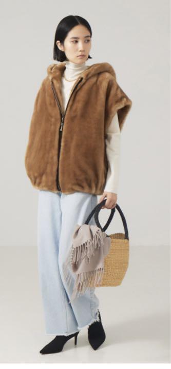 【新品】A POINT ETC/アーポワン ウテセ フェイクファーベスト Deuxieme Classe（ドゥーズィエムクラス）の「【A POINT ETC