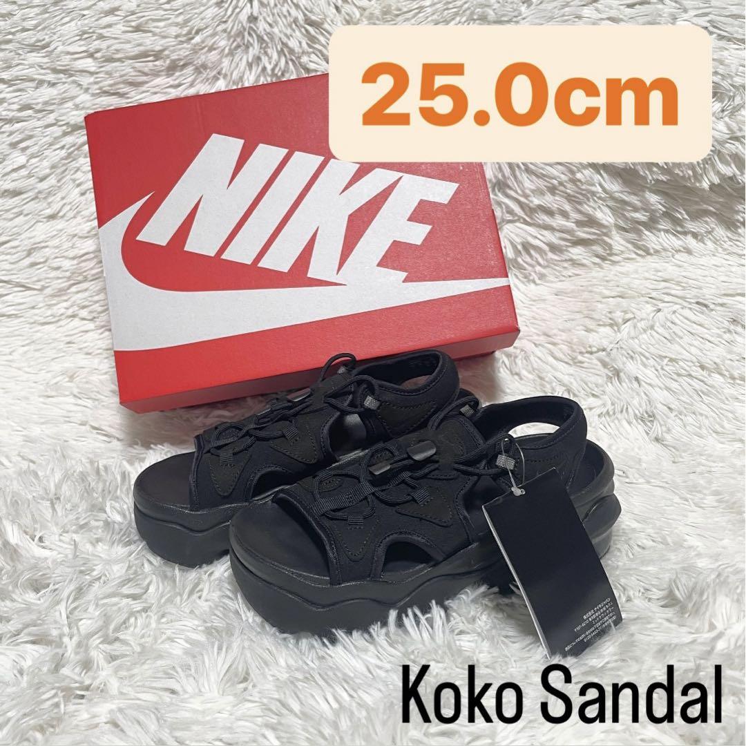 ナイキ ウィメンズ エアマックス ココ サンダル ブラック 25cm