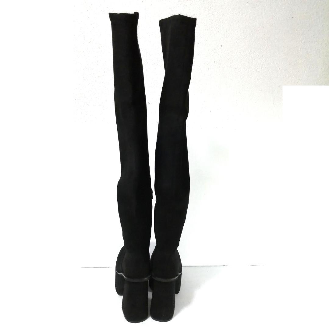 emoda 厚底ニーハイブーツ スウェード emoda 厚底ニーハイブーツ スウェード