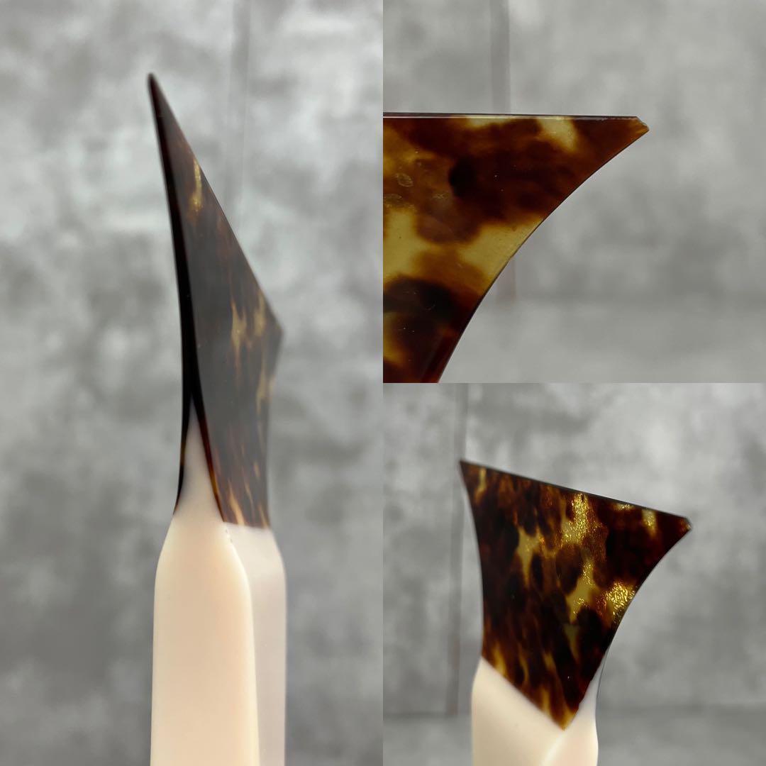 良品　三味線　べっ甲　津山撥　バチ　天然素材　開き約12cm　山田流　地唄 良品 三味線 べっ甲 津山撥 バチ 天然素材 開き約12cm 山田流