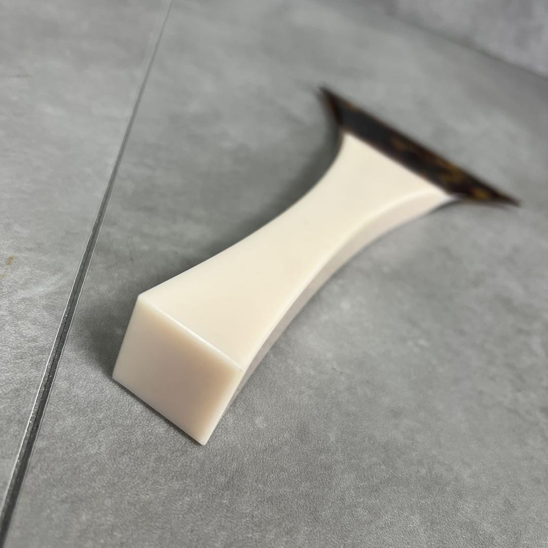 良品 三味線 べっ甲 津山撥 バチ 天然素材 開き約12cm 山田流