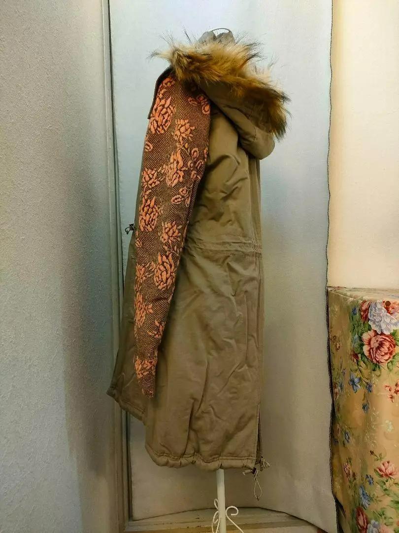 グレー 袖異素材