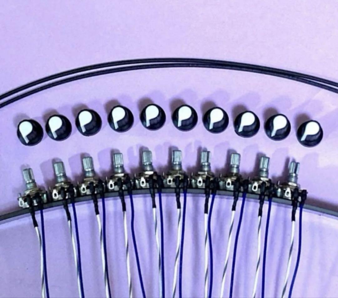 ⭐️パチンコ/パチスロ実機用抵抗入無段階ボリューム調整器1kΩ300個set送料込 ⭐️パチスロ/パチンコ台実機用抵抗入無段階ボリューム調整器