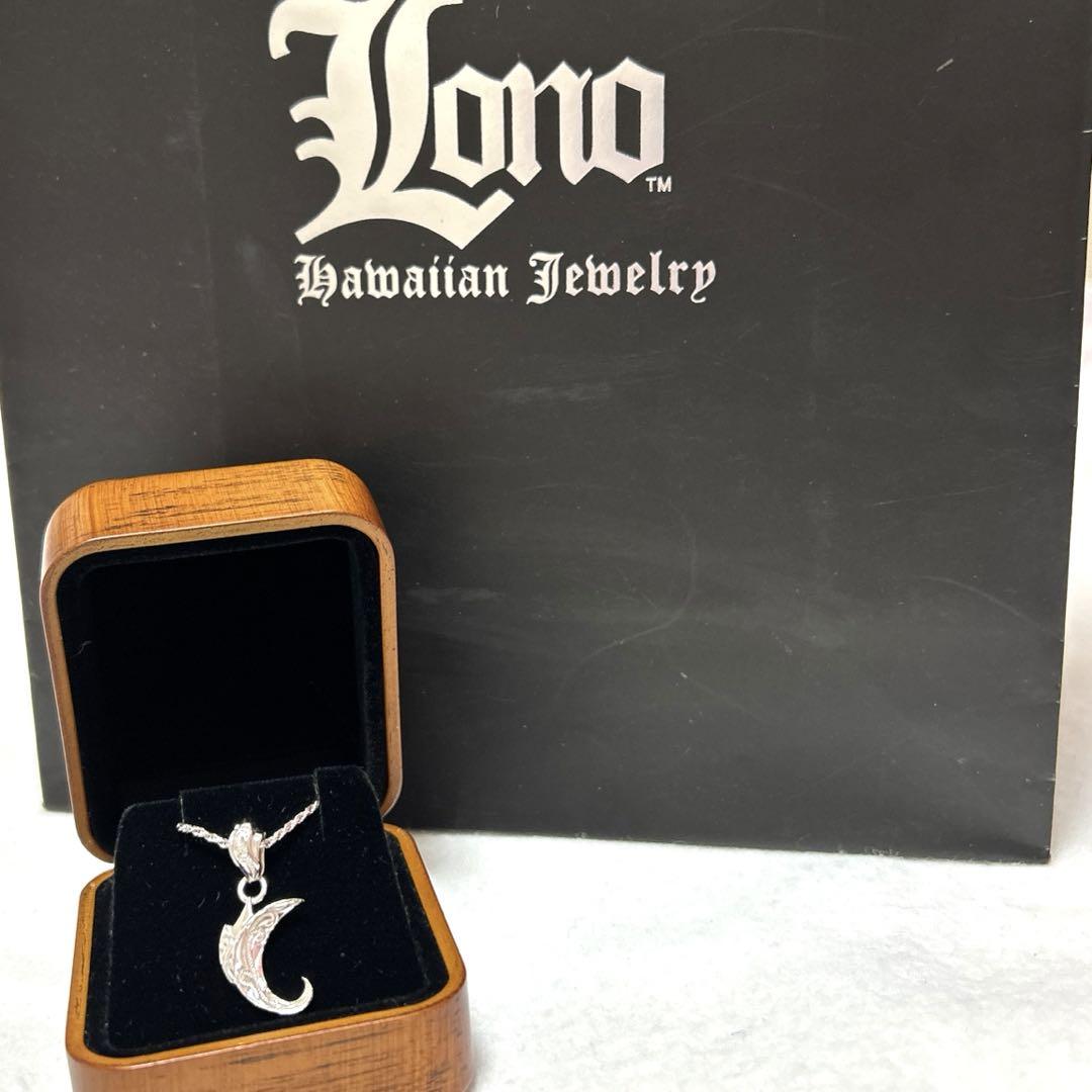 ハワイアンジュエリー LONO 14K 14金 ホワイトゴールド ネックレス