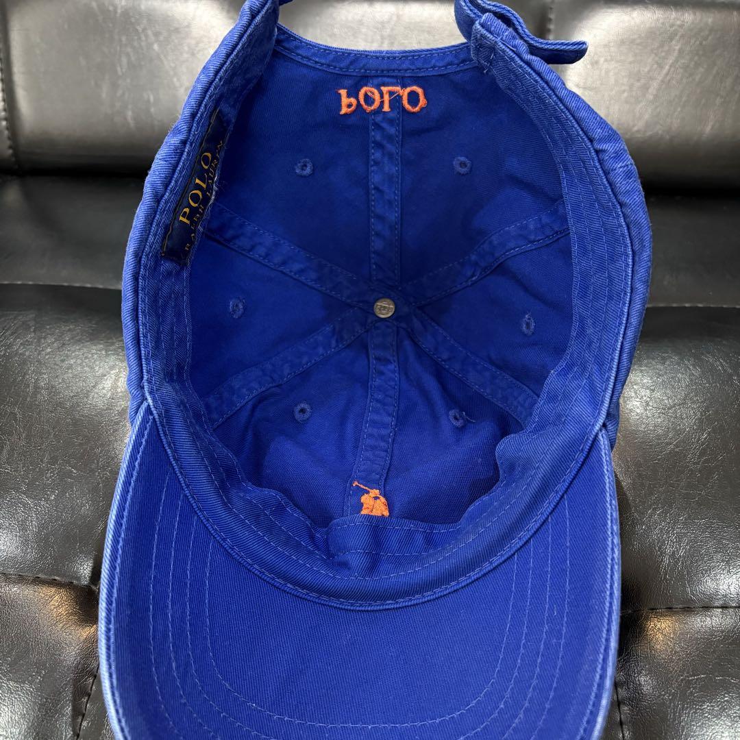 POLO RALPH LAUREN　キャップ　総柄　刺繍　ネイビー　ヨット　船 POLO BEAR RALPH LAUREN Cap ラルフ ポロ・ベア キャップ マルチ