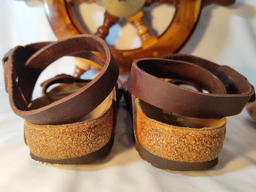 【極美品】BIRKENSTOCK　高級レザーサンダル　Habana　38243円