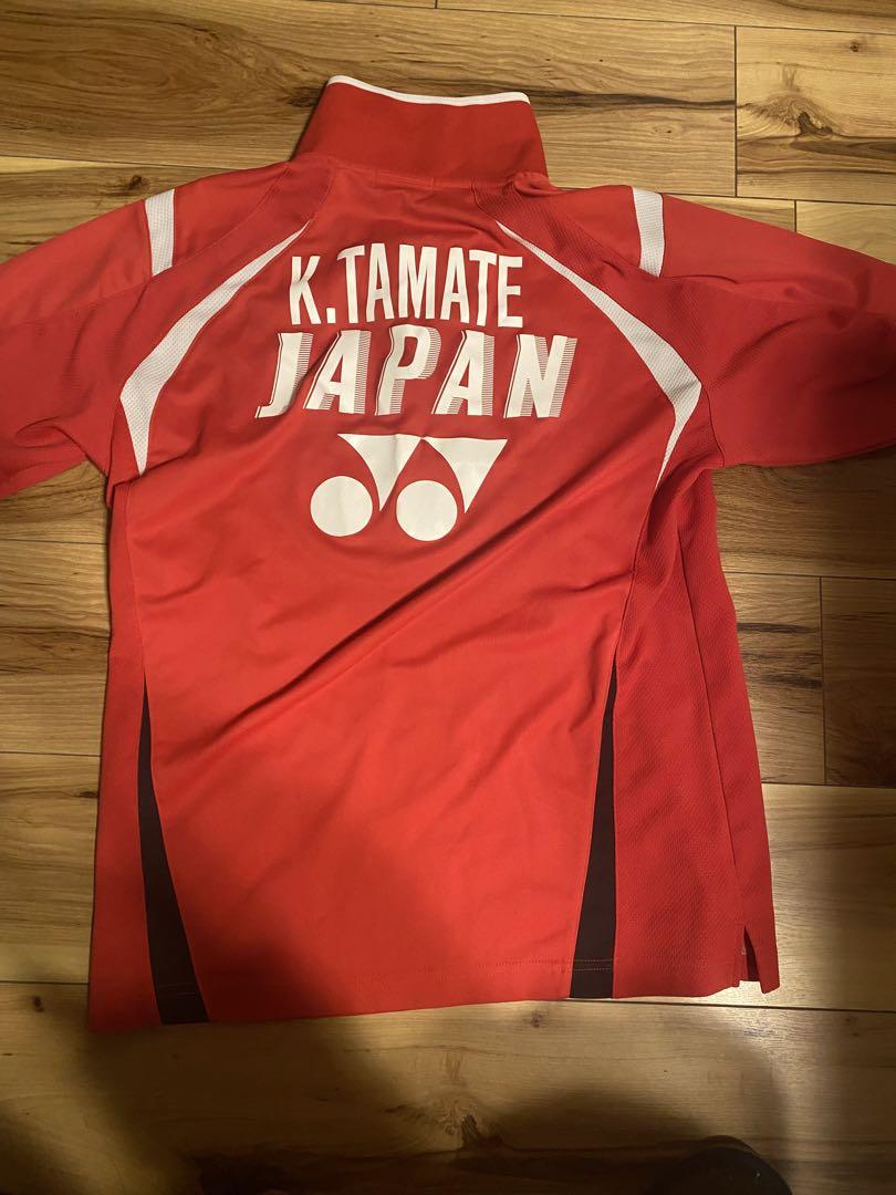 K. TAMATE 日本代表 バドミントンウェア 赤