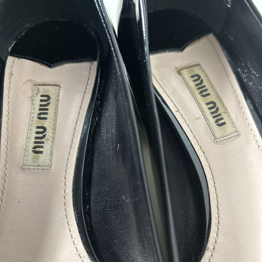 MIU MIU チャンキーヒール ブラック サイズ36