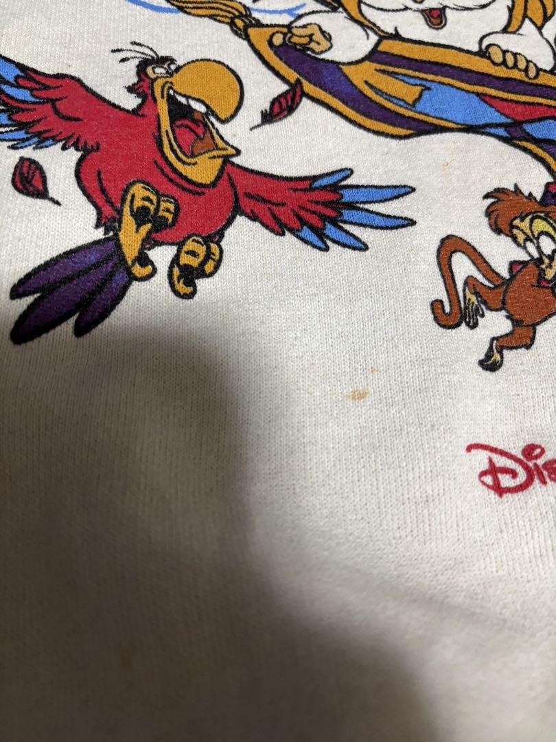 ［レア品］90's ディズニーアラジン スウェット　USA製　ヴィンテージ