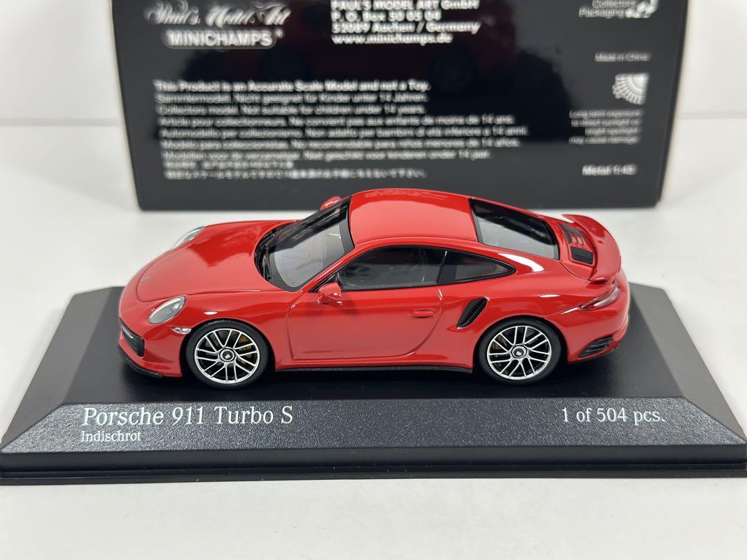1/43 限定504台 Porsche 911 Turbo S 2016 赤