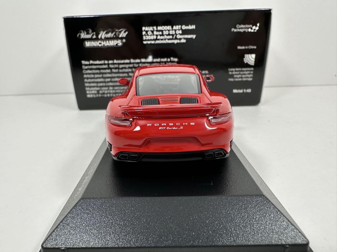 1/43 限定504台 Porsche 911 Turbo S 2016 赤