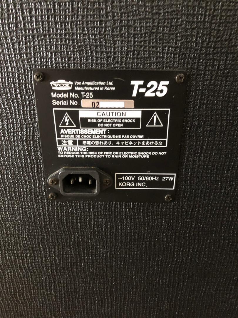 VOX BASS AMP T-25 値下げしました