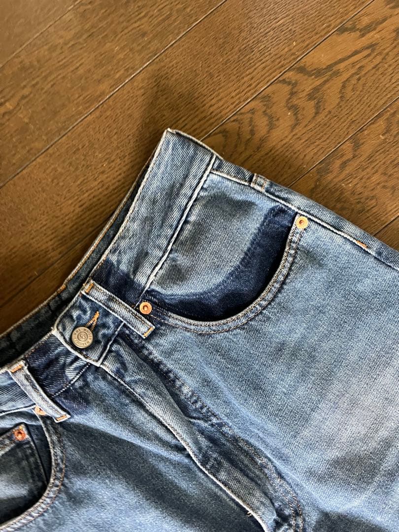 MM6 ブーツカットデニム・フレアデニム・ライトブルー