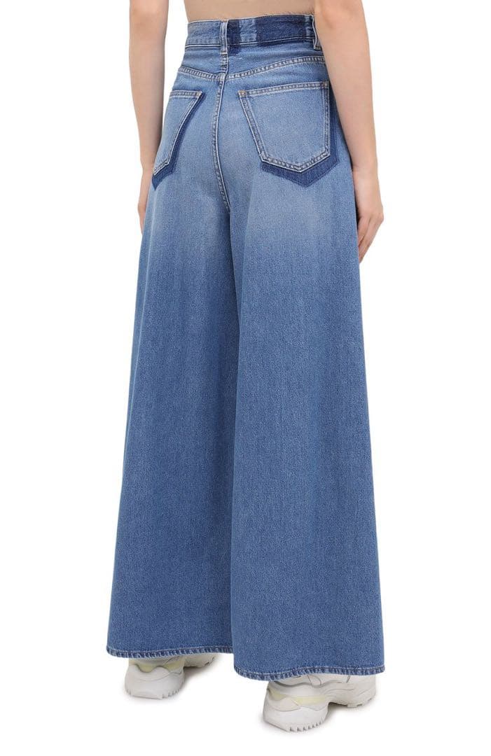 MM6 ブーツカットデニム・フレアデニム・ライトブルー