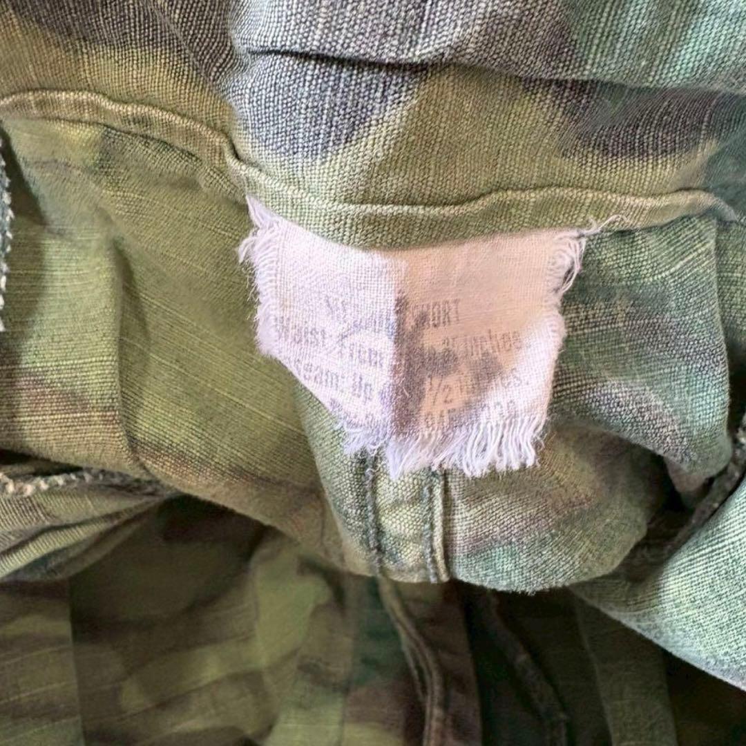 迷彩 カーゴパンツ サイドポケット付き