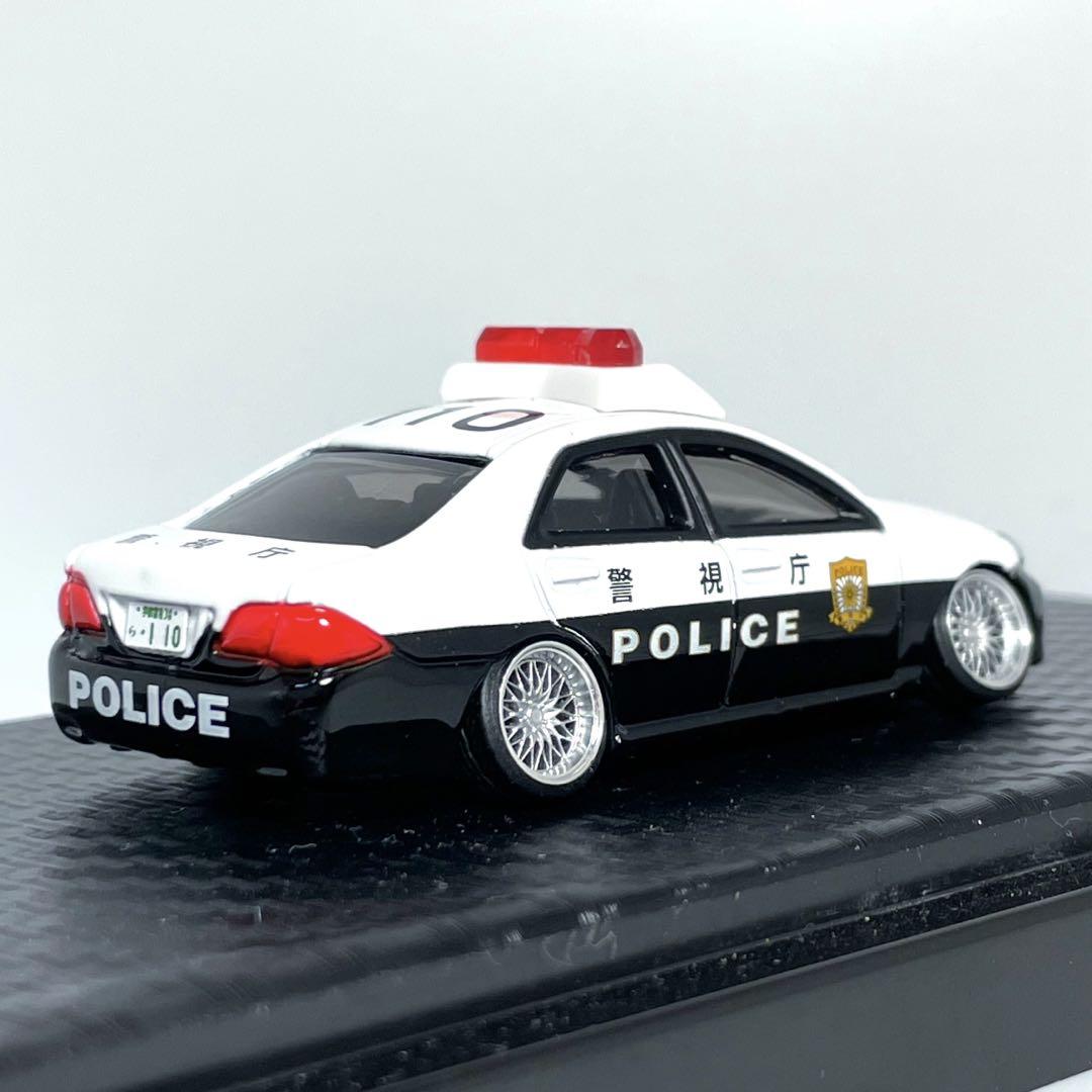 1/64 トヨタクラウン パトロールカー 改造トミカ ローダウン 鬼キャン深リム 1/64 トヨタクラウン パトロールカー 改造トミカ ローダウン 鬼