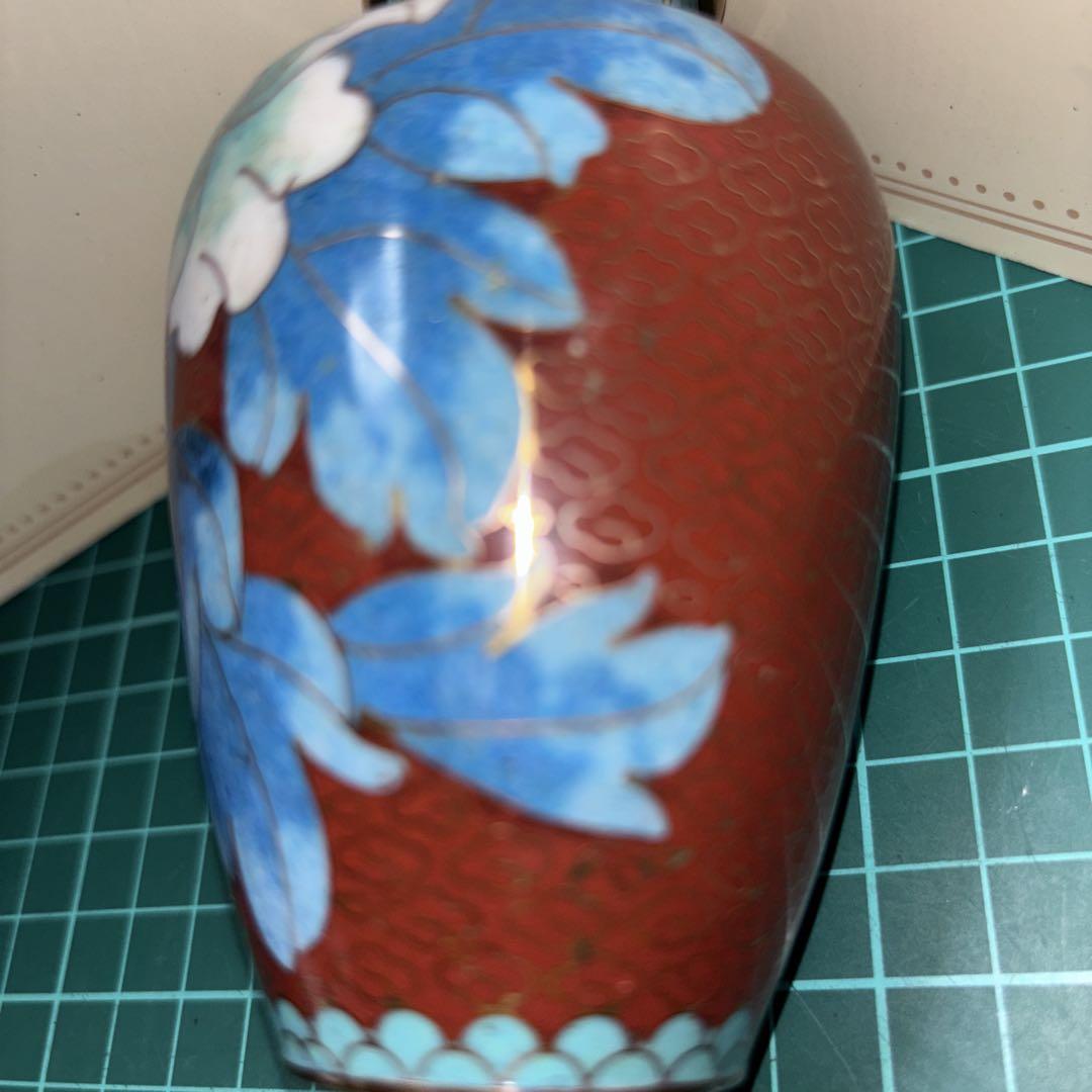 中国七宝焼 花瓶 一輪挿し 花入 - メルカリ