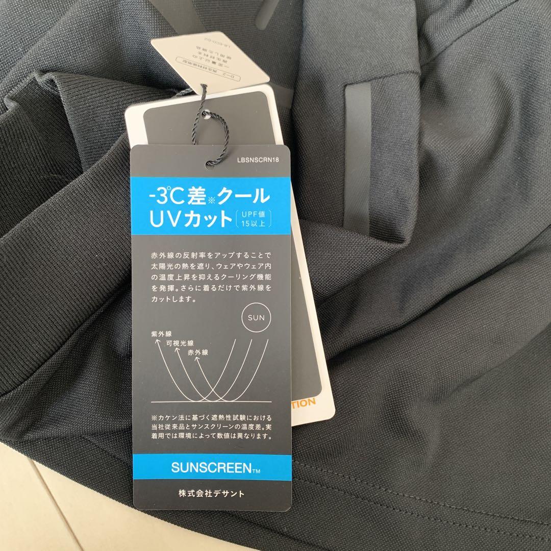 デサント UVカット ゴルフウェア Mサイズ ブラック