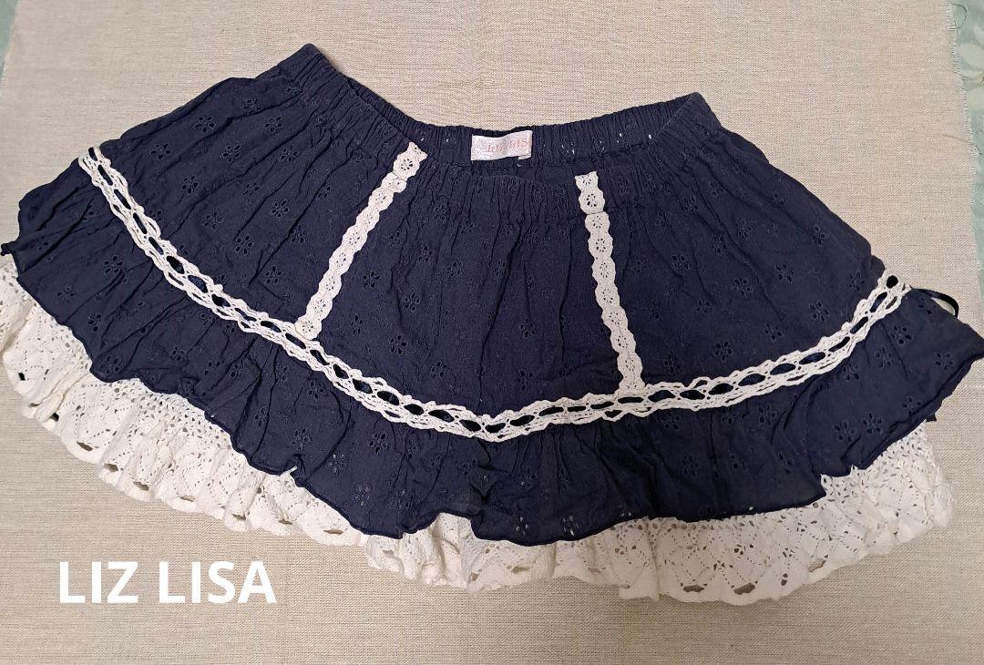 LIZ LISA　スカパン　コットン　レース　リボン　春　夏　希少　平成
