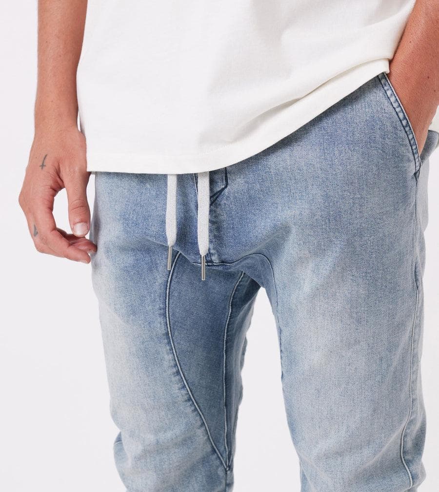 ZANEROBE ゼインローブ　青デニム ジョガーパンツ