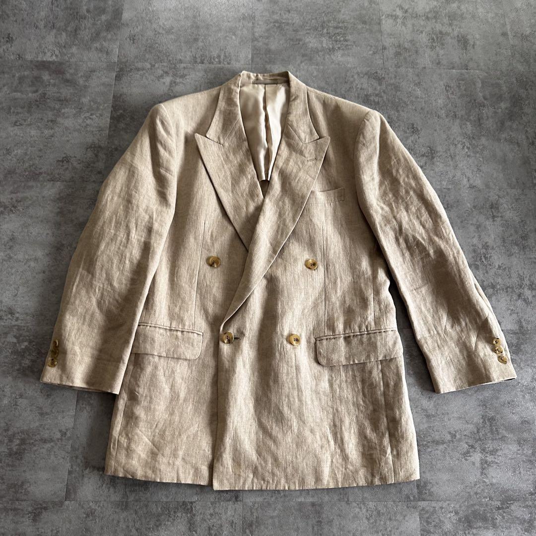 COMME CA DU MODE （MEN） 麻　リネン　テーラードジャケット