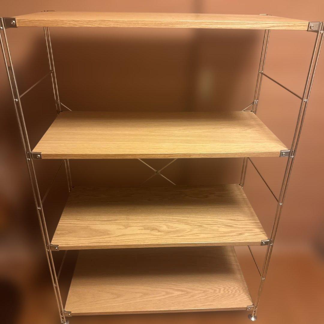 ステンレスユニットシェルフ中ワイドセット無印