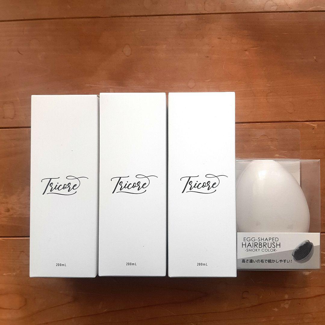 Tricore トリコレヘアトリートメント 200mL×3本 ブラシ付き