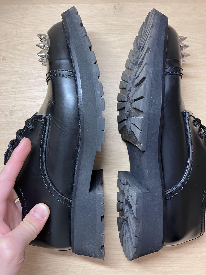 AlexanderMcQueenパンク スタッドディテールダービー40,26.0