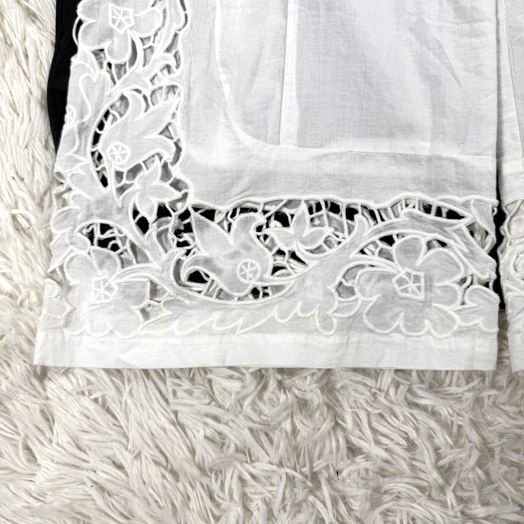 タグ付き未使用/2024年✨アンヌーク Cutwork Lace Pants M