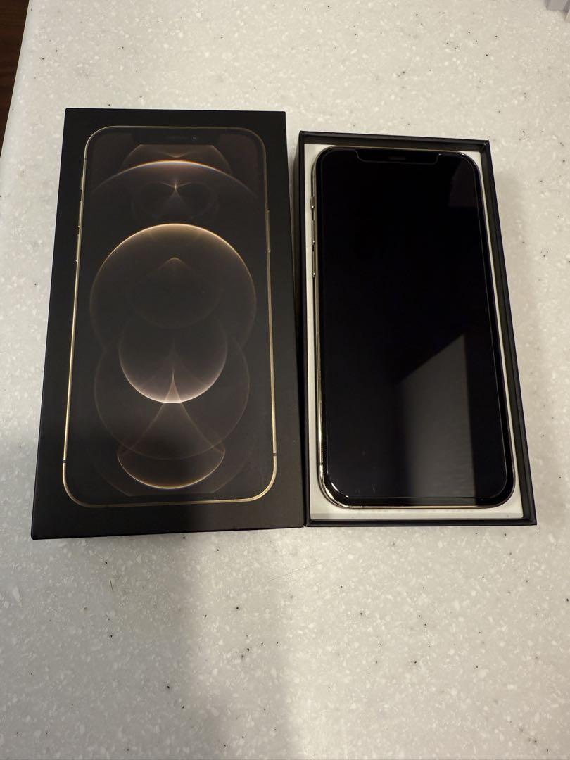 【美品】iPhone 12 Pro ゴールド 256GB ケース・フィルム付き