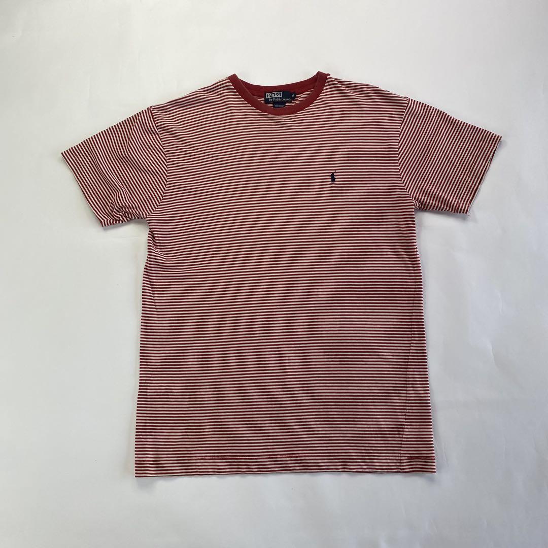 90’s ラルフローレン ボーダー Tシャツ Y2K e147