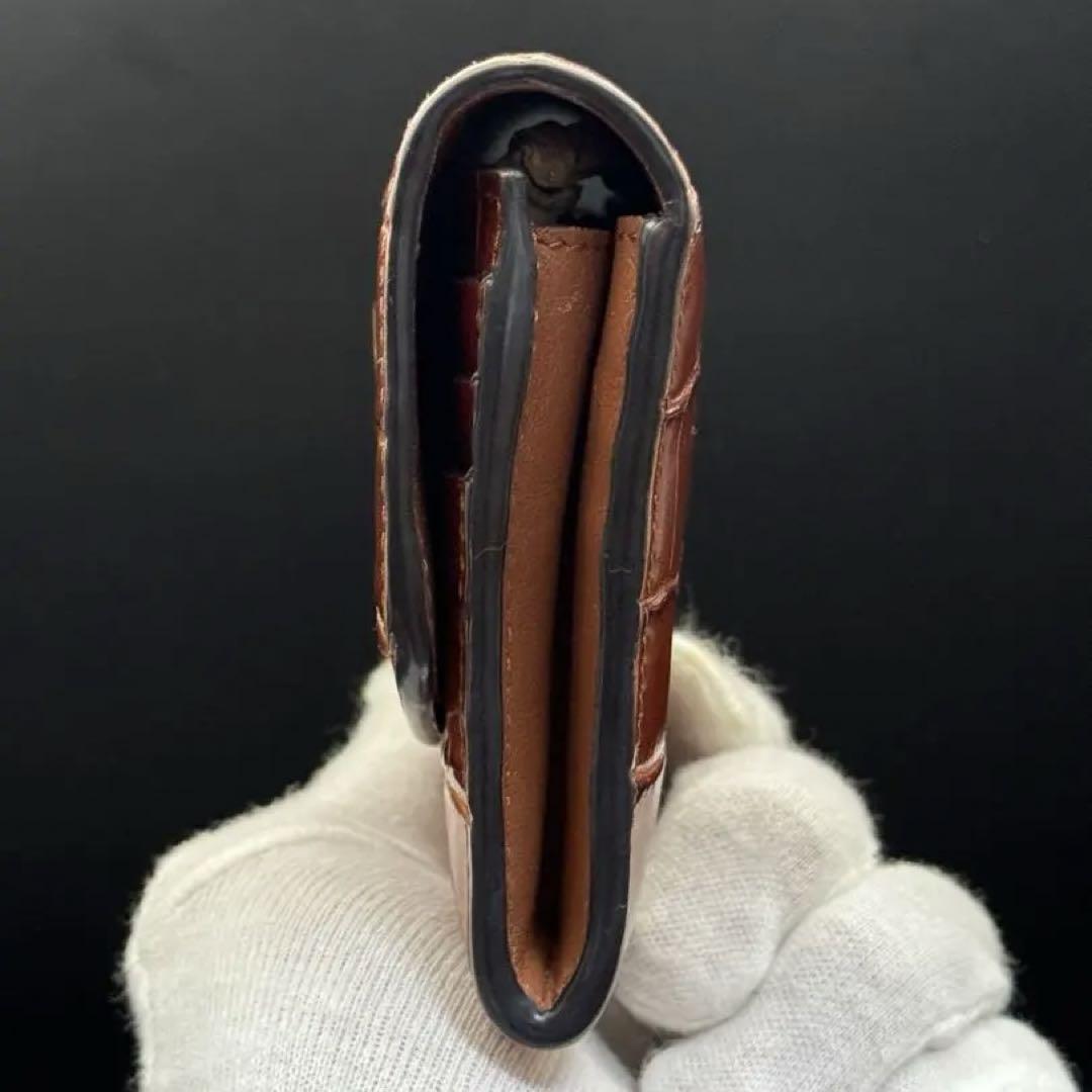 限定価格】Chloe Cロゴ 長財布 ロングウォレット クロコ型押し 限定価格】Chloe Cロゴ 長財布 ロングウォレット クロコ型押し