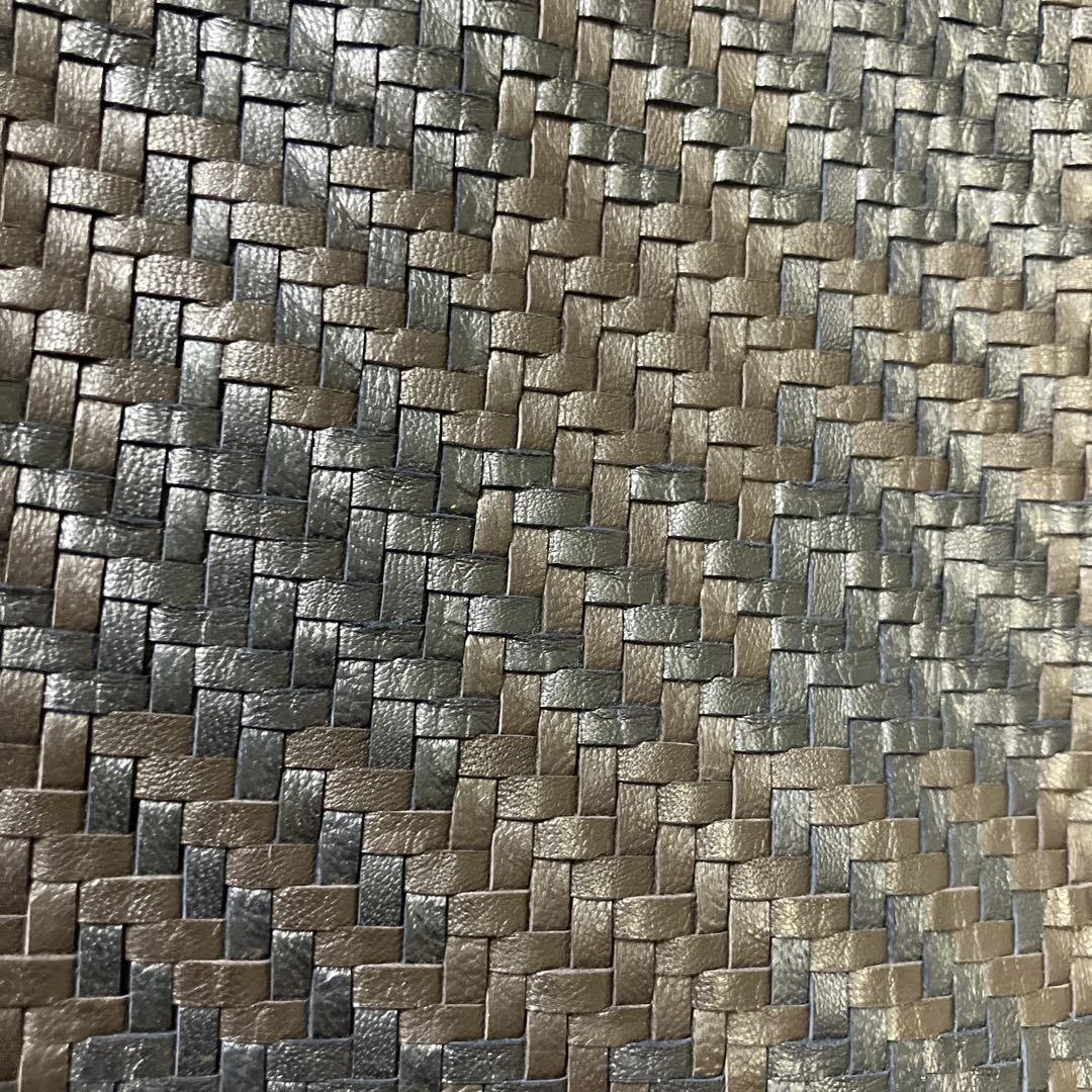 【極美品】 Valstar レザーコート 編み込み イントレチャート ラムレザー