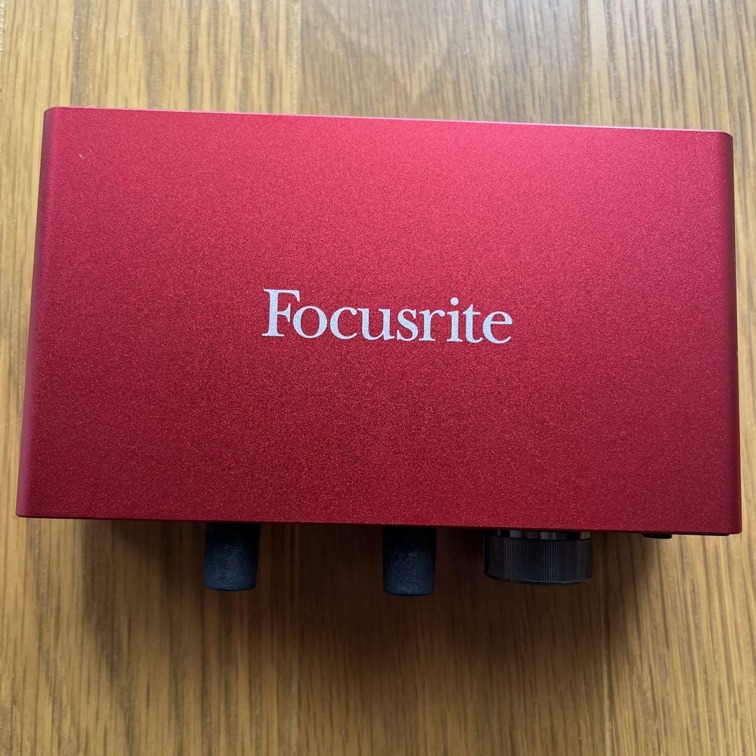 Focusrite　Scarlett Solo　オーディオインターフェイス