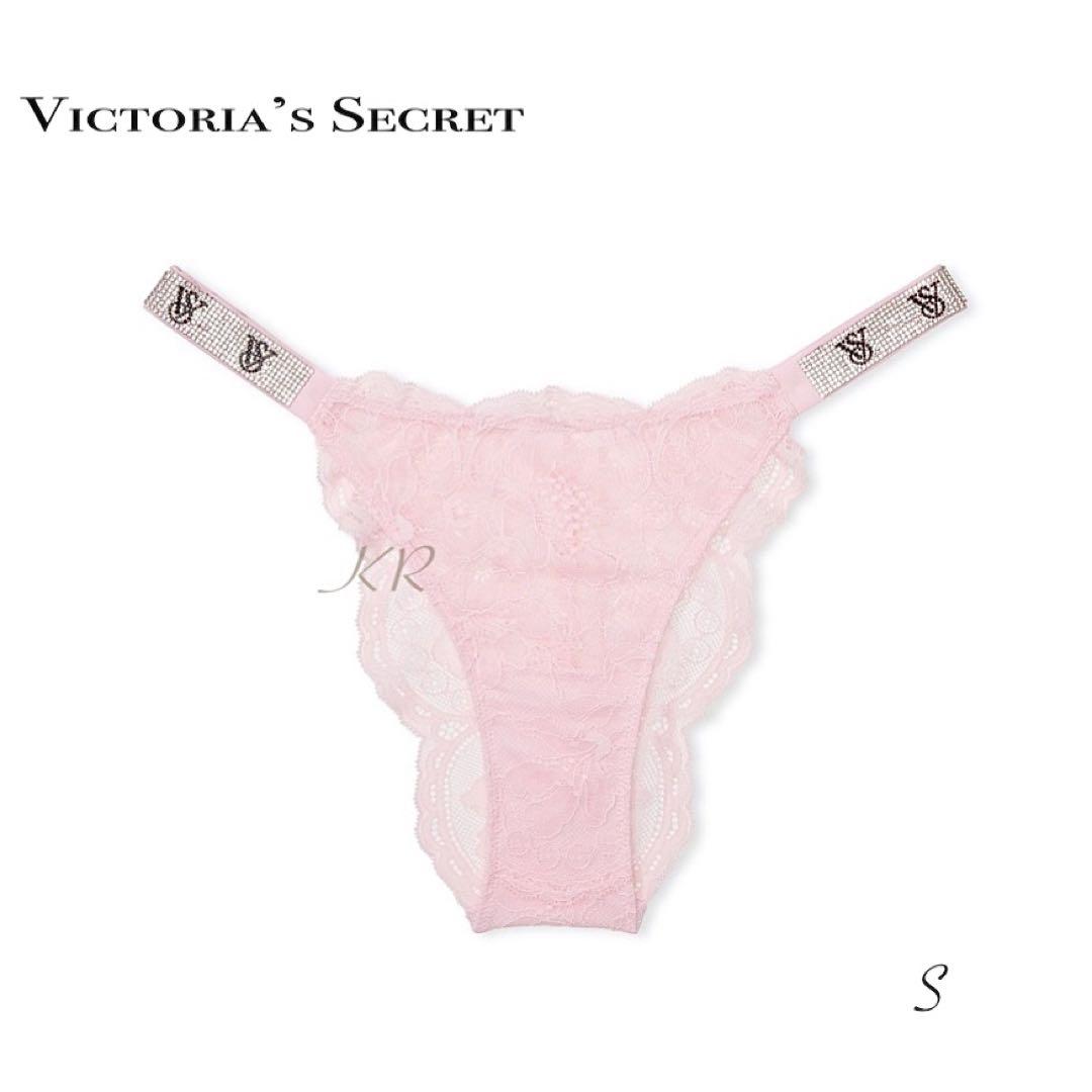 Victoria's secret レース ブラジリアン ショーツ ピンク S