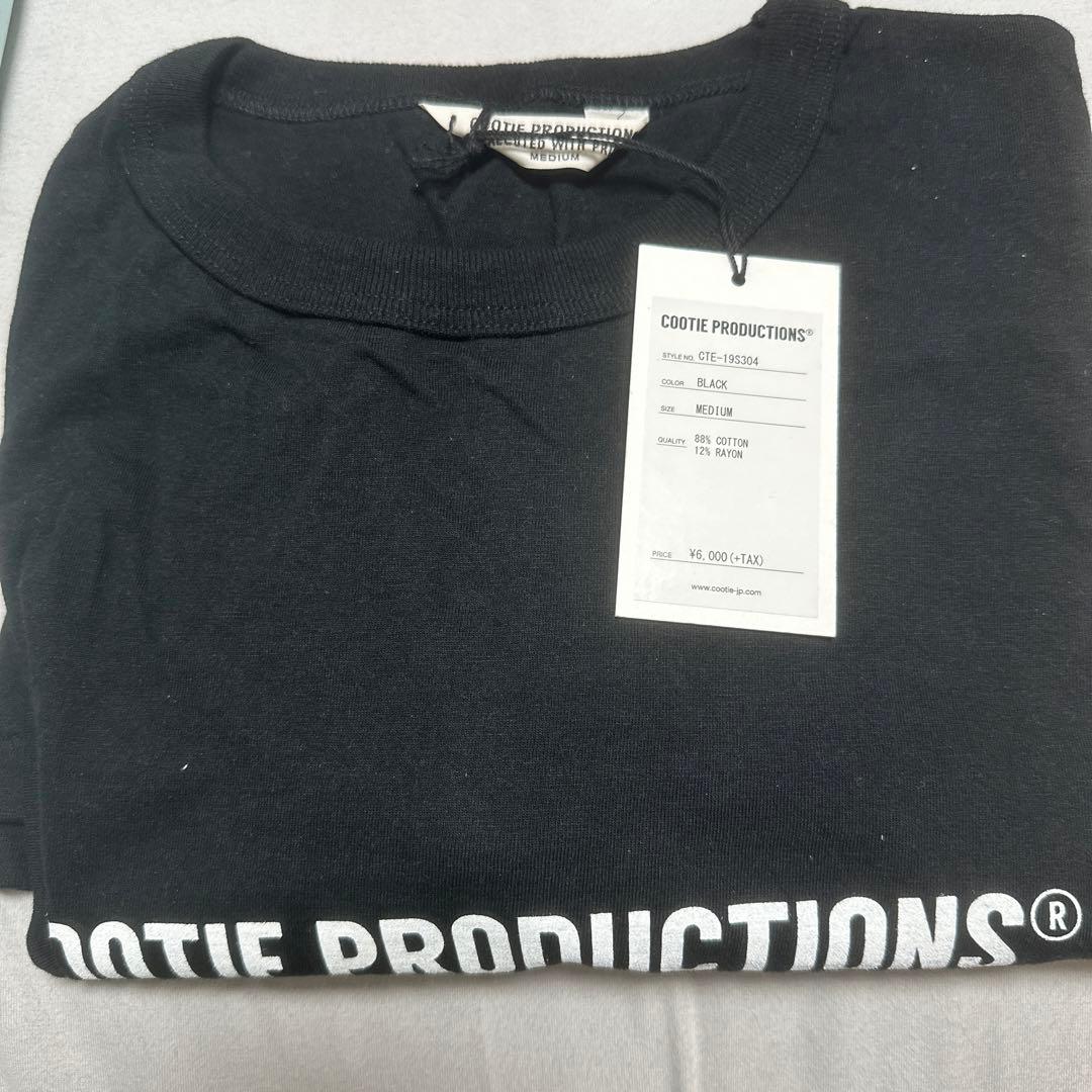 COOTIE PRODUCTIONS 黒 Tシャツ Mサイズ　未着用品
