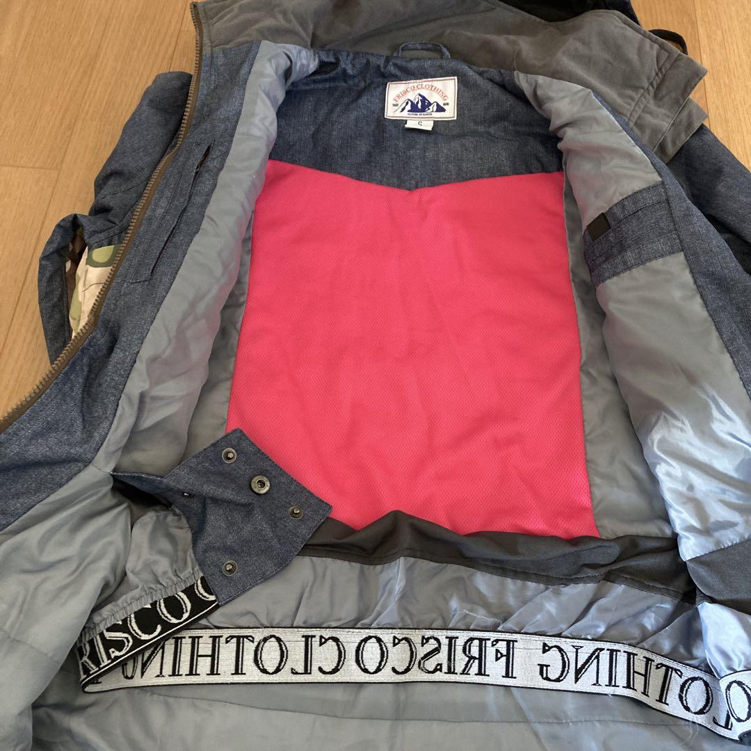 本当に信頼出来る店 FRISCO CLOTHING レディース スノーボードウェア Sサイズ 迷彩柄 スノーボード