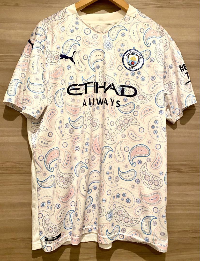 マンチェスター・シティ 20-21 3rd PUMA ペイズリー柄 Tシャツ