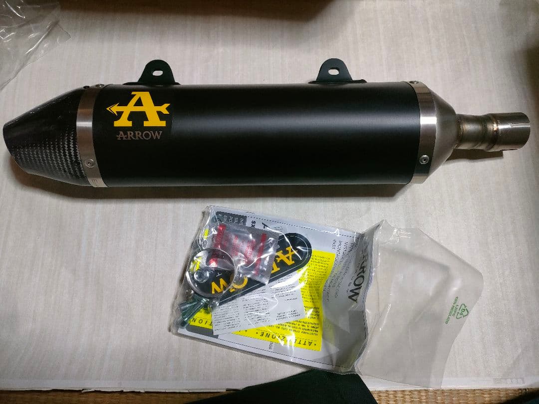 Arrowアロー アプリリア RX125 スリップオン Thunder