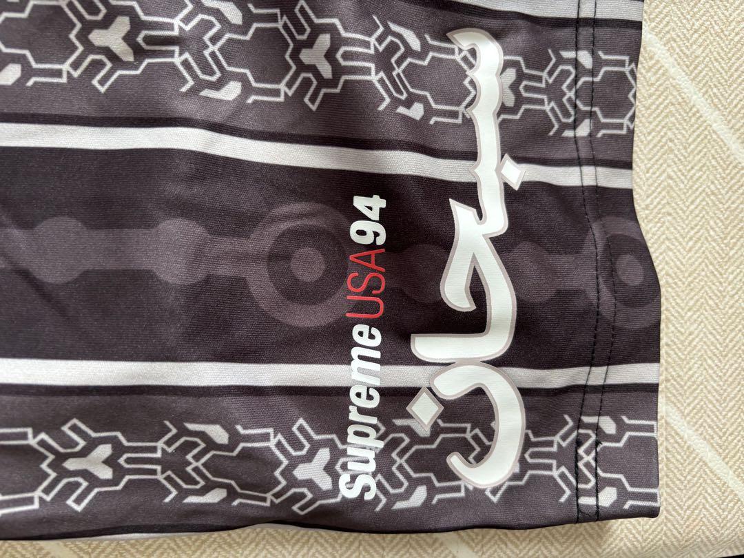 Supreme アラビック　サッカーゲームパンツ 黒